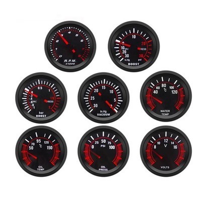 52mm gauge kit tachometer oil - tachometer,