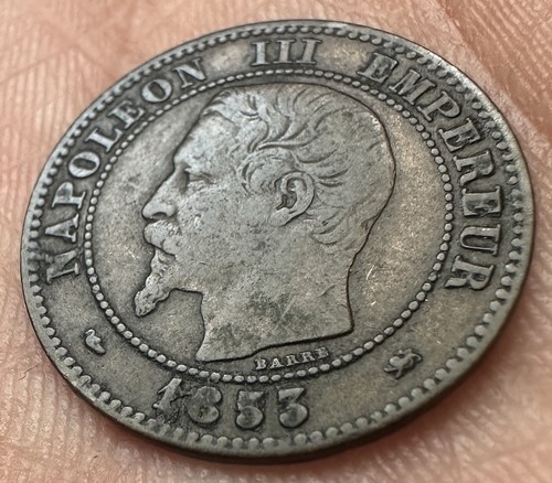 Napoleon iii 1853 centimes - napoleon,