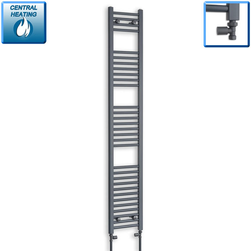 300x1800mm anthracite heated - 300x1800mm,