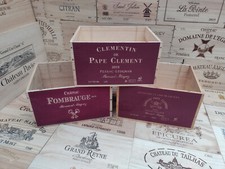 Wooden Wine Box Crate ~ 6