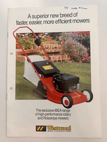 Westwood ibea lawn mower - westwood,