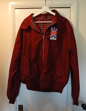 Harrington Men's  Jacket  Burgundy Size XL  Brand New With Tags