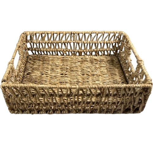Natural woven rectangular - natural,