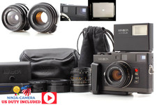 ⏯2Lens [MINT] Minolta CLE Rangefinder Film Camera M-Rokkor 40mm 28mm Lens...