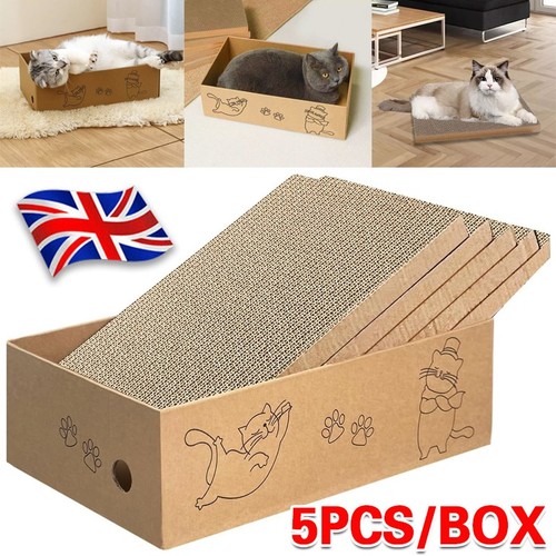 5pc cat scratching board box - scratching,
