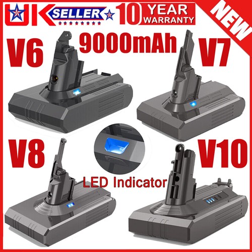 0ah for dyson v8 - 9.0ah, v6