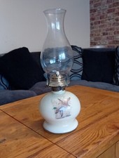 Vintage 1980s  Pink Glass Oil