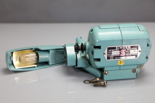 Vintage singer blue turquoise - blue,
