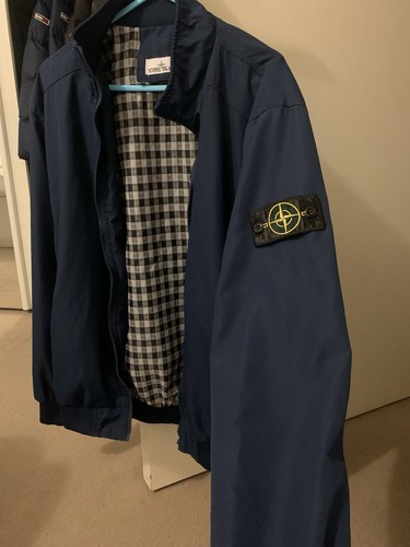 Zipper stone island jacket - stone,