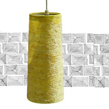 Vintage 1960s large yellow