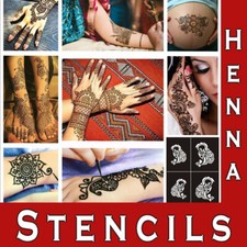 Henna Template Hand Stencils