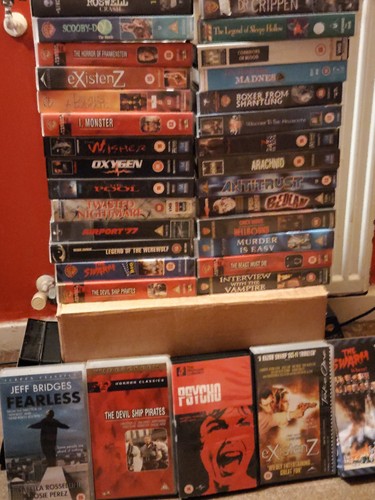 Vhs collection tapes - vhs,