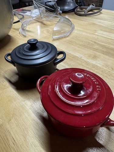 Creuset mini cocotte pots - mini,