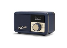 Roberts Revival Petite 2 Radio DAB DAB+ FM Buit In Alarm 20 Stored Presets Blue
