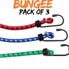 3pk Bungee Elastic Luggage