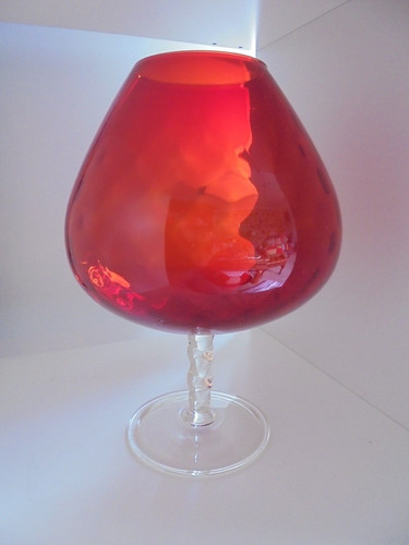 Vintage ruby red large - ruby,