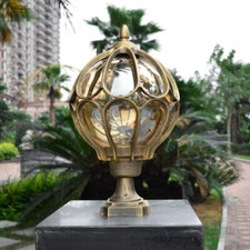 Rustic Country Metal Globe