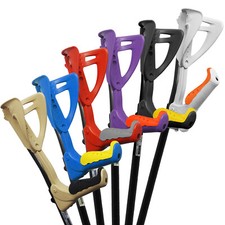 FDI Ergotech Comfort Grip Collapsible Handle + Elbow Walking Stick Single Crutch
