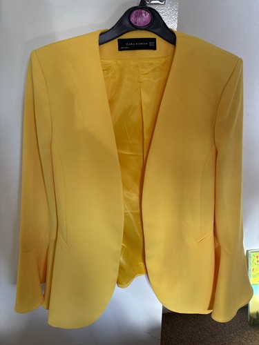 Zara women yellow blazer - women,