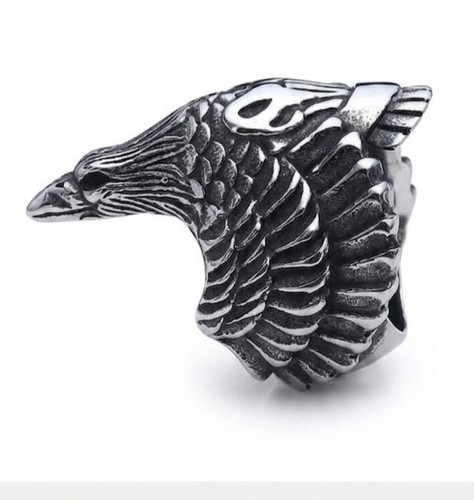 Stainless steel eagle biker - steel,