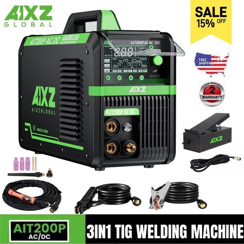 Tig welder with - ac,