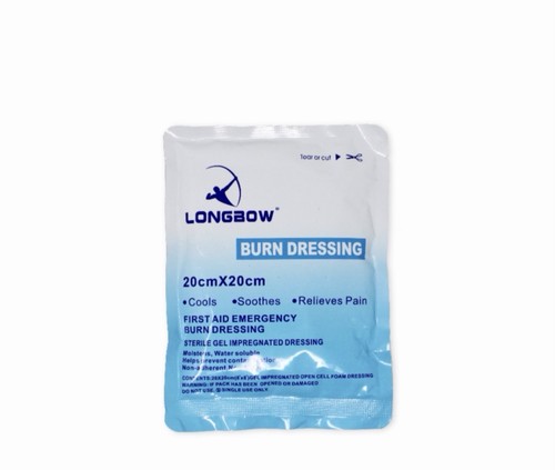 Burn dressing first aid - first,