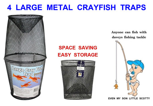 Large metal crayfish - metal, traps