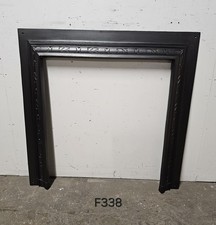 Antique Victorian Cast Iron Insert Frame/Fire Surround - UK Delivery (F338)
