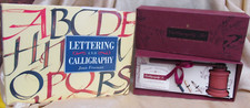 Stuart Houghton Calligraphy Dip Pen Set & Terracotta Pot + Lettering Book Bundle
