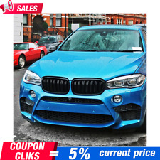 Pair For BMW X5 F15 X6 F16 F85 F86 2014-2017 Front Bumper Kidney Grille Grill UK
