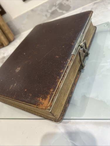 Antique leather bound photo - antique,