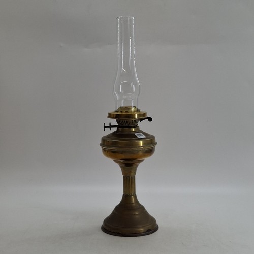 Victorian style brass oil lamp - style,