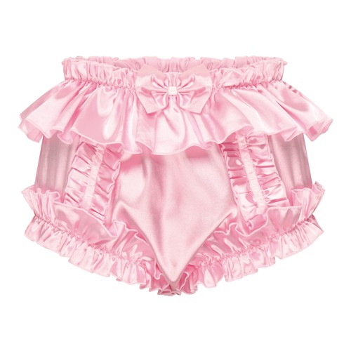 Satini sissy frilly silky - satini,