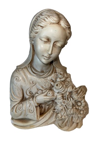 Marble bust madonna or - marble,
