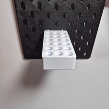 IKEA Skadis Screwdriver Holder 10mm for IKEA Pegboard, Wall Mount Tool Organizer