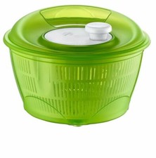Large Salad Leaf Spinner Lettuce Veg Drainer Herb Plastic Dryer Drying Colander