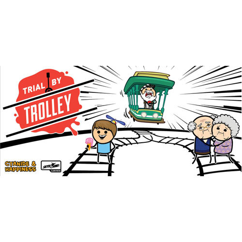 Trial trolley board game - trial, by