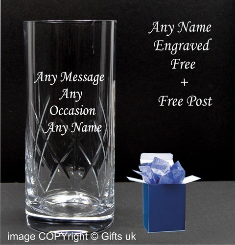 Personalised engraved crystal - ,