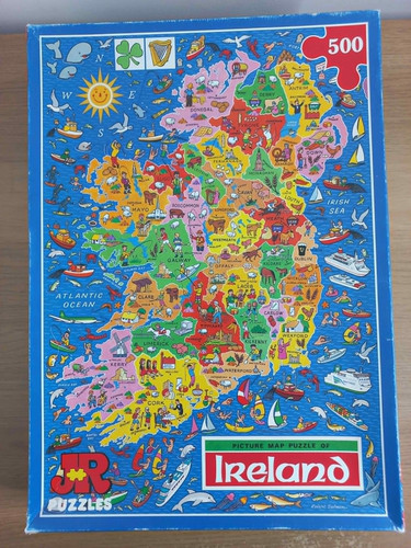 Picture map puzzle of - jr,