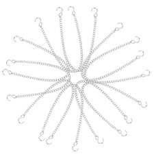 10pcs Versatile Hanging Chain Iron Chains Hooks Hanging Basket