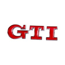 Rear Badge Red GTI Script VW Golf 1J0853675R Good Quality