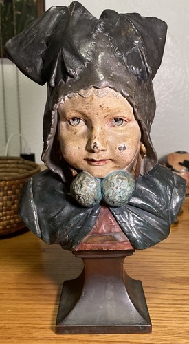 Antique terracotta bust - antique,