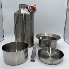 Kelly Kettle Base Camp Kettle 1.5 Liter Stainless Steel w/Accesories