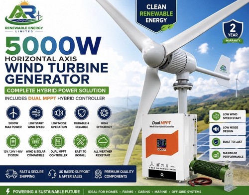 5000w horizontal axis wind - horizontal,