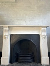 Marble Fire Surround for Cast Iron Fireplace
