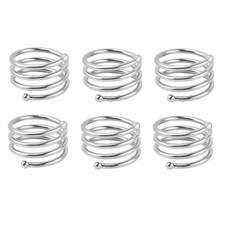 6pcs Spring Shape Napkin Ring