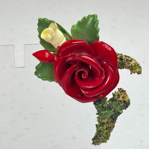 Vintage staffordshire brooch - staffordshire,