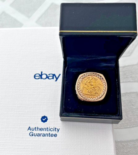 1982 gold half sovereign - gold,