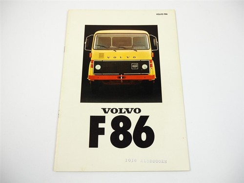 Volvo f86 fb86 truck flatbed - fb86,