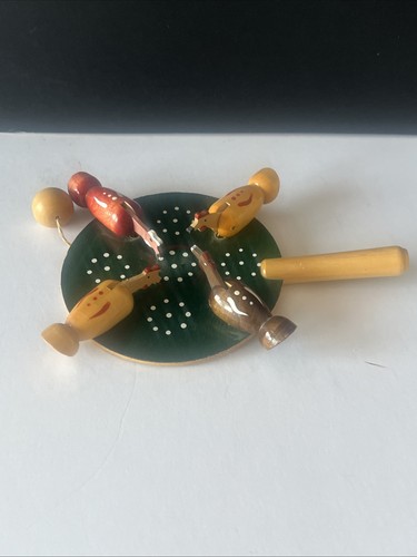 Vintage wooden toy pecking - toy,